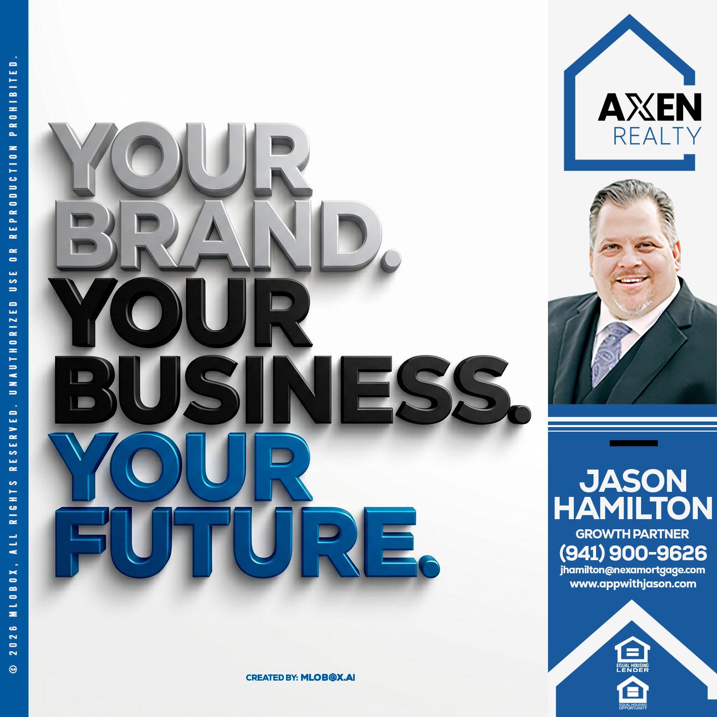YOUR BRAND - Jason Hamilton -Branch Manager