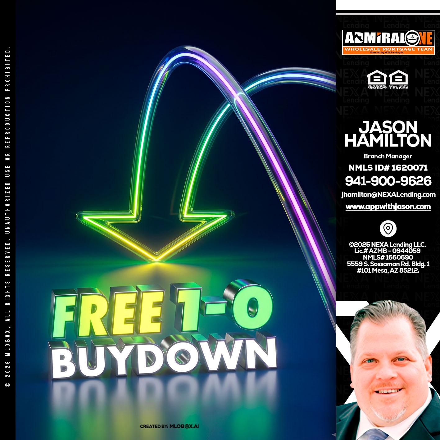 FREE 1-0 BUYDOWN - Jason Hamilton -Branch Manager
