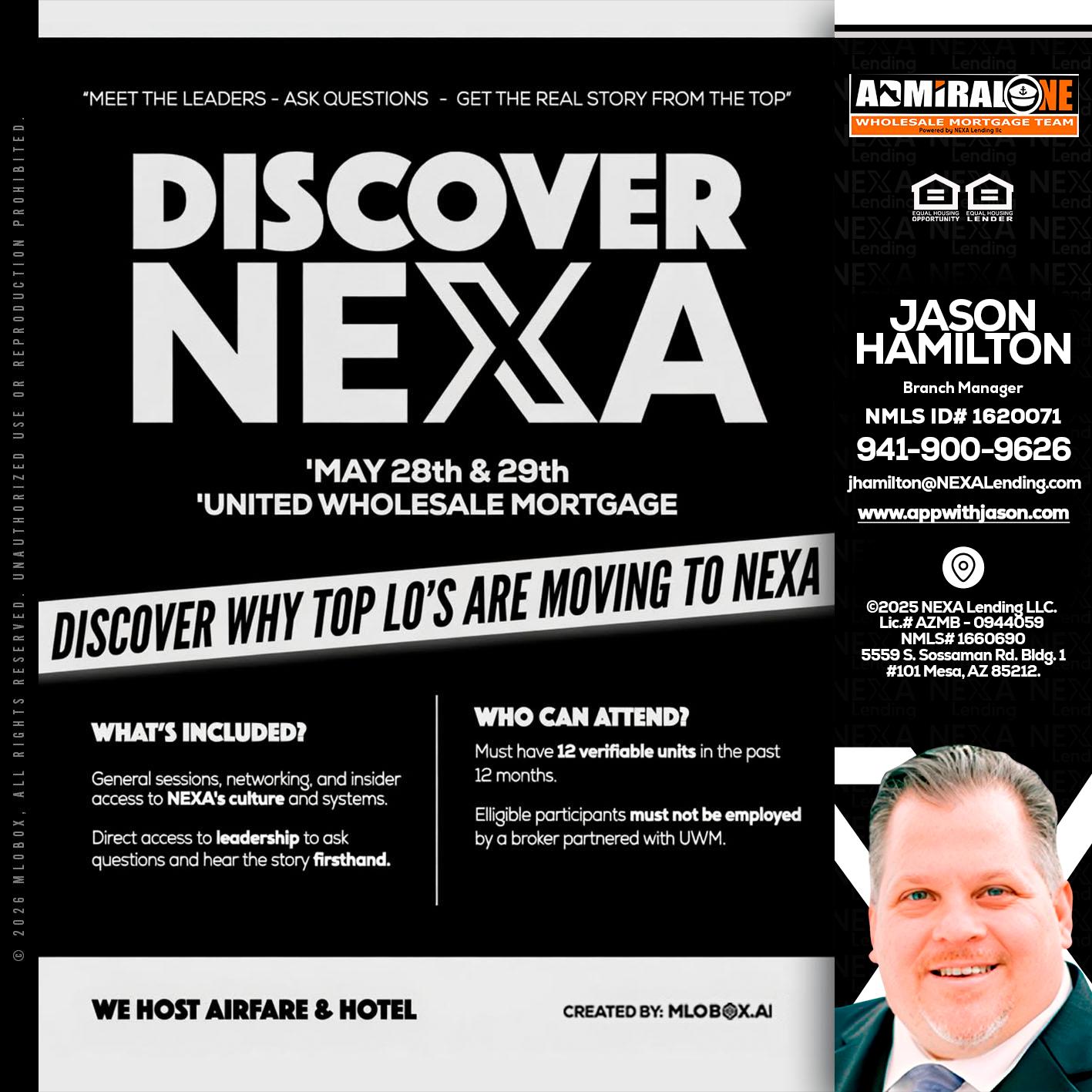 DISCOVER NEXA - Jason Hamilton -Branch Manager