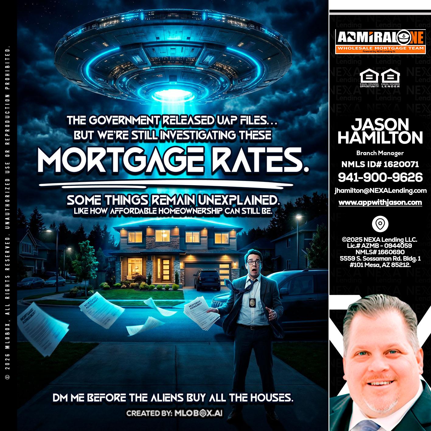 MORTGAGE RATES - Jason Hamilton -Branch Manager