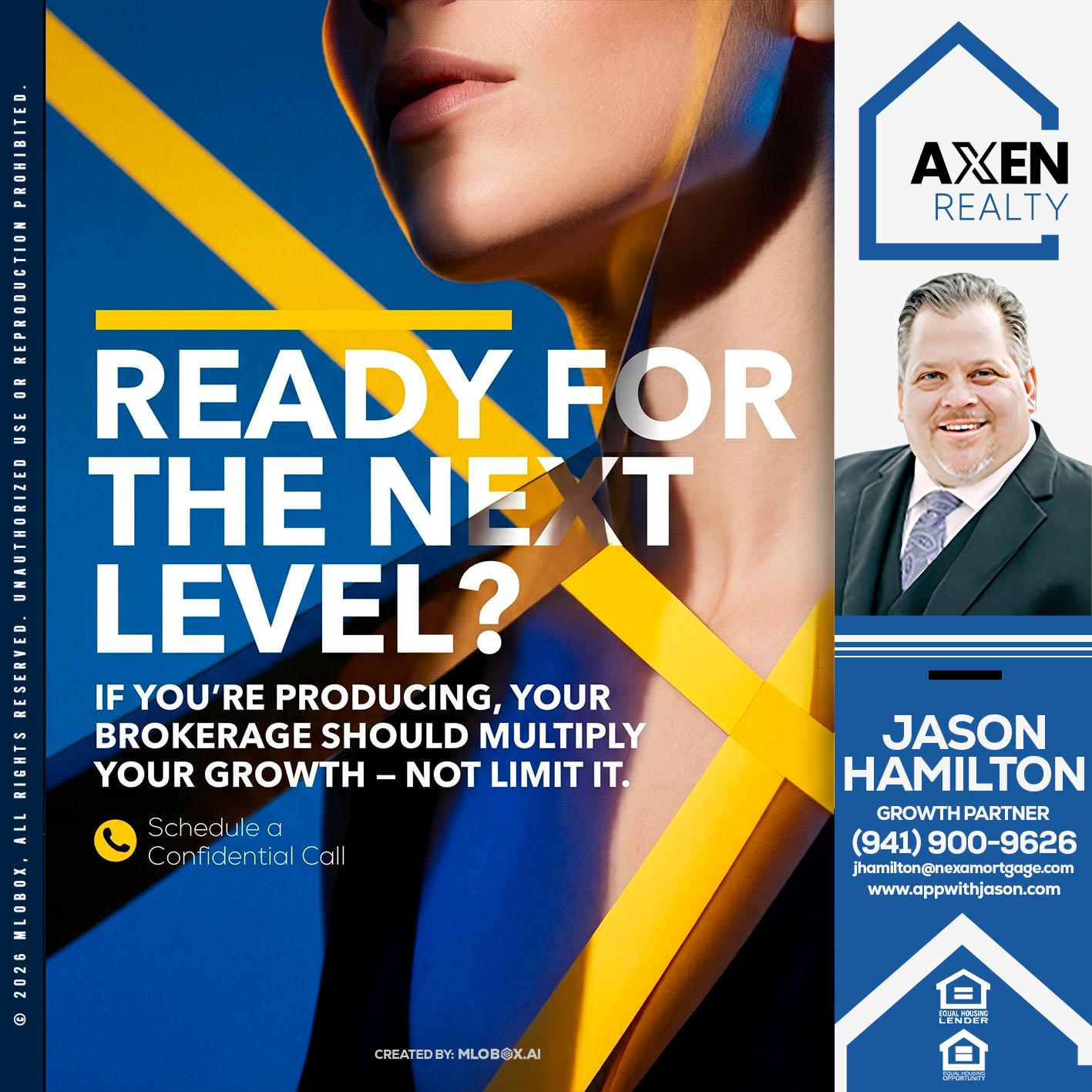 ready for the next - Jason Hamilton -Branch Manager