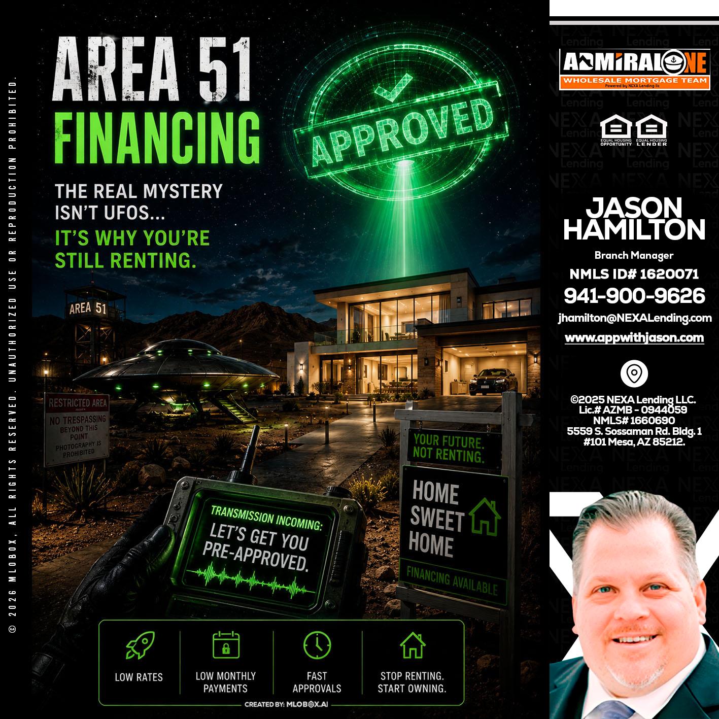 AREA 51 - Jason Hamilton -Branch Manager