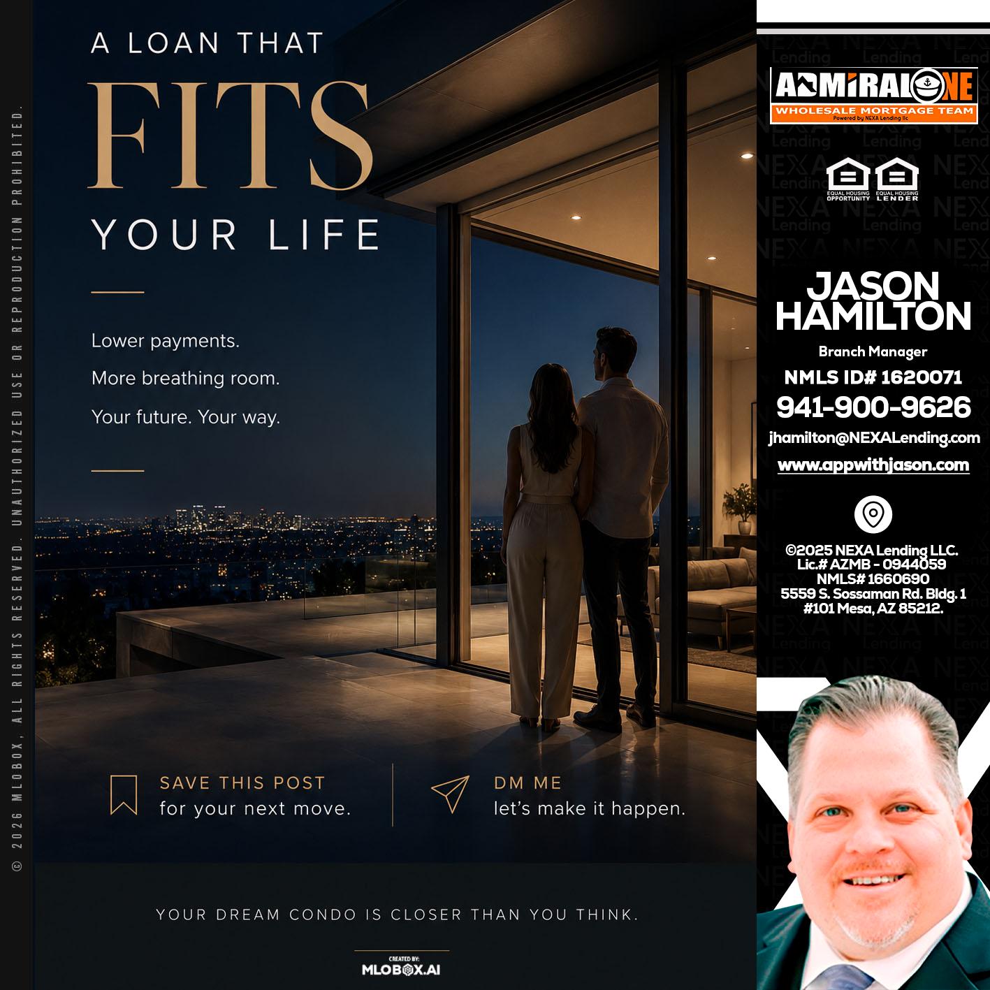 LOANS THAT FIT - Jason Hamilton -Branch Manager