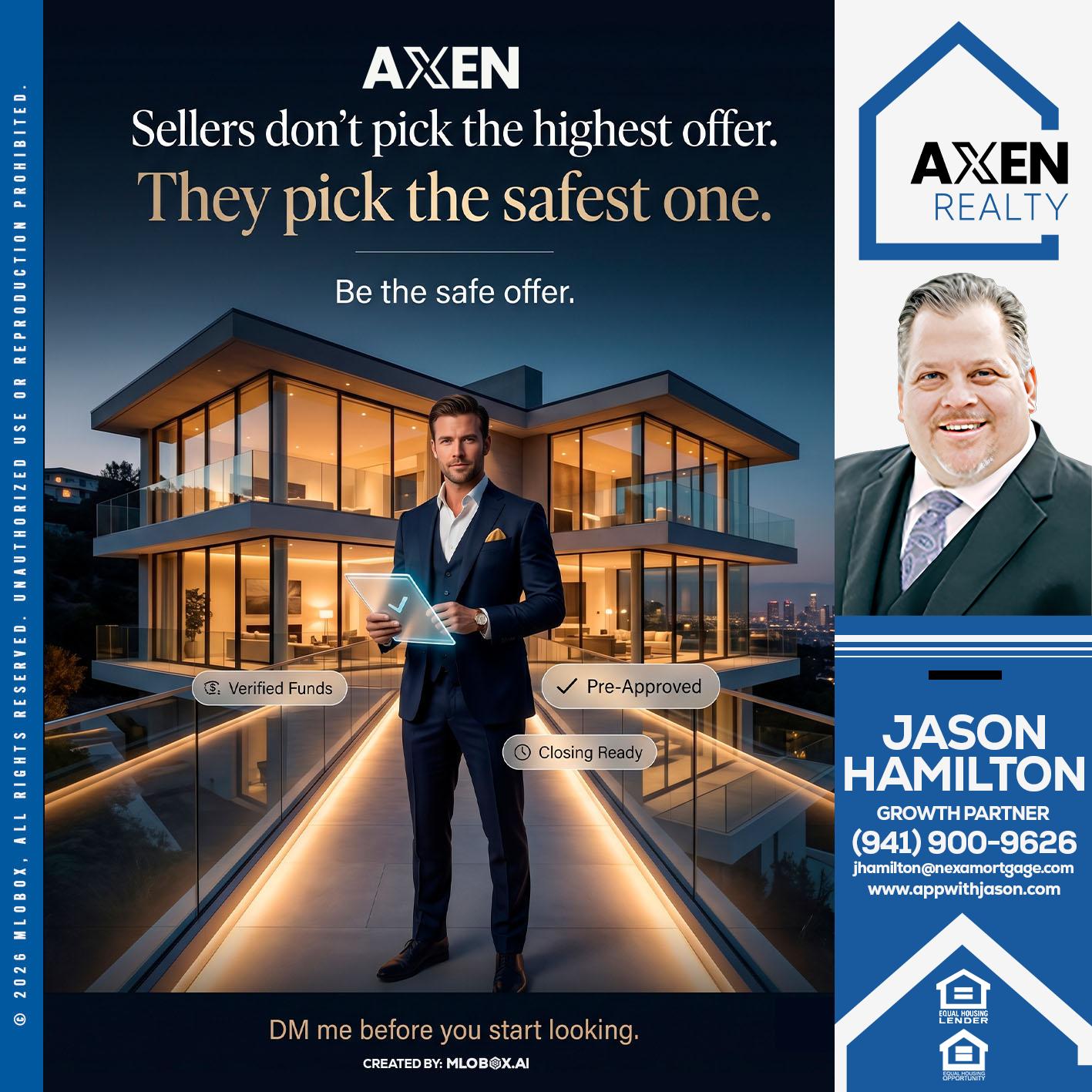 seller's don't pick - Jason Hamilton -Branch Manager