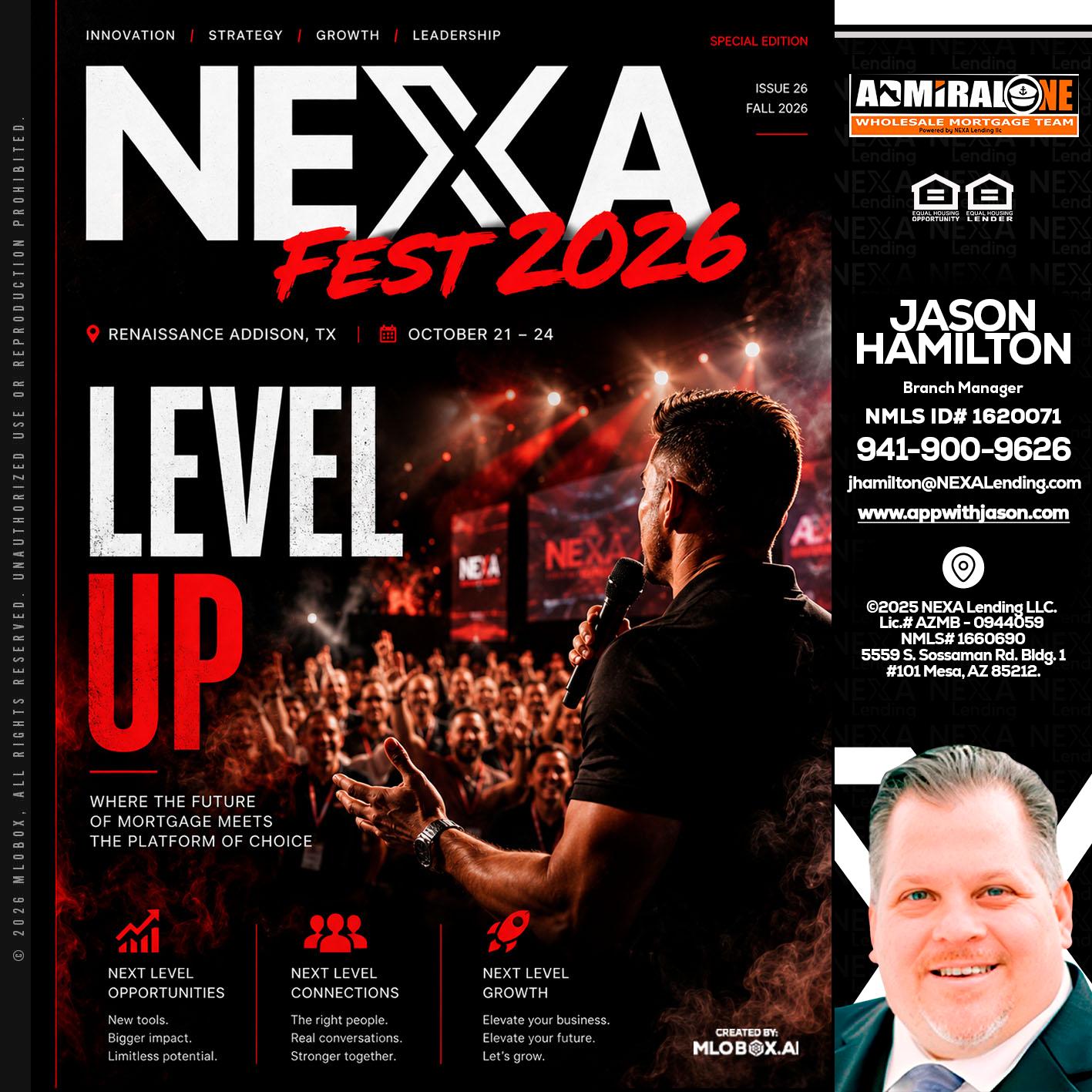 NEXA FEST 2026 - Jason Hamilton -Branch Manager