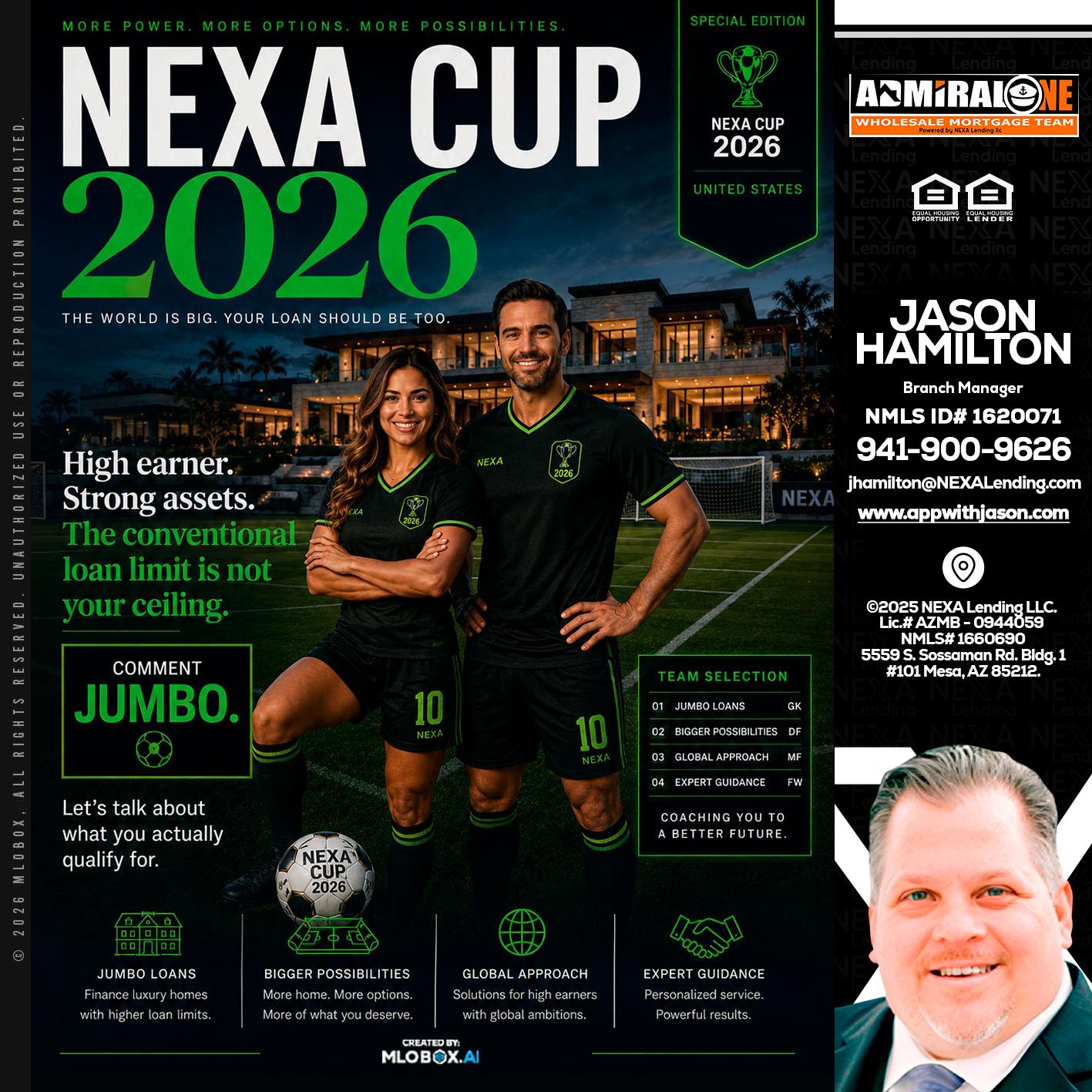 NEXA CUP 2026 - Jason Hamilton -Branch Manager