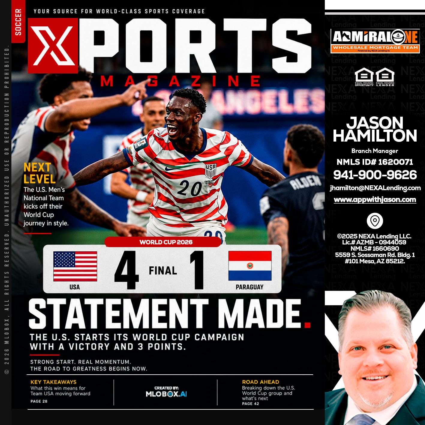 XPORTS - Jason Hamilton -Branch Manager