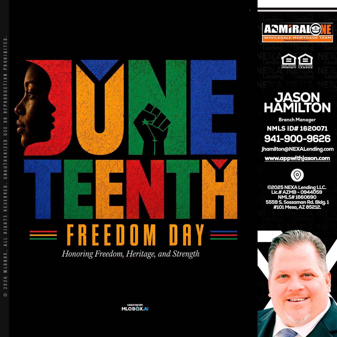 Juneteenth - Jason Hamilton -Branch Manager