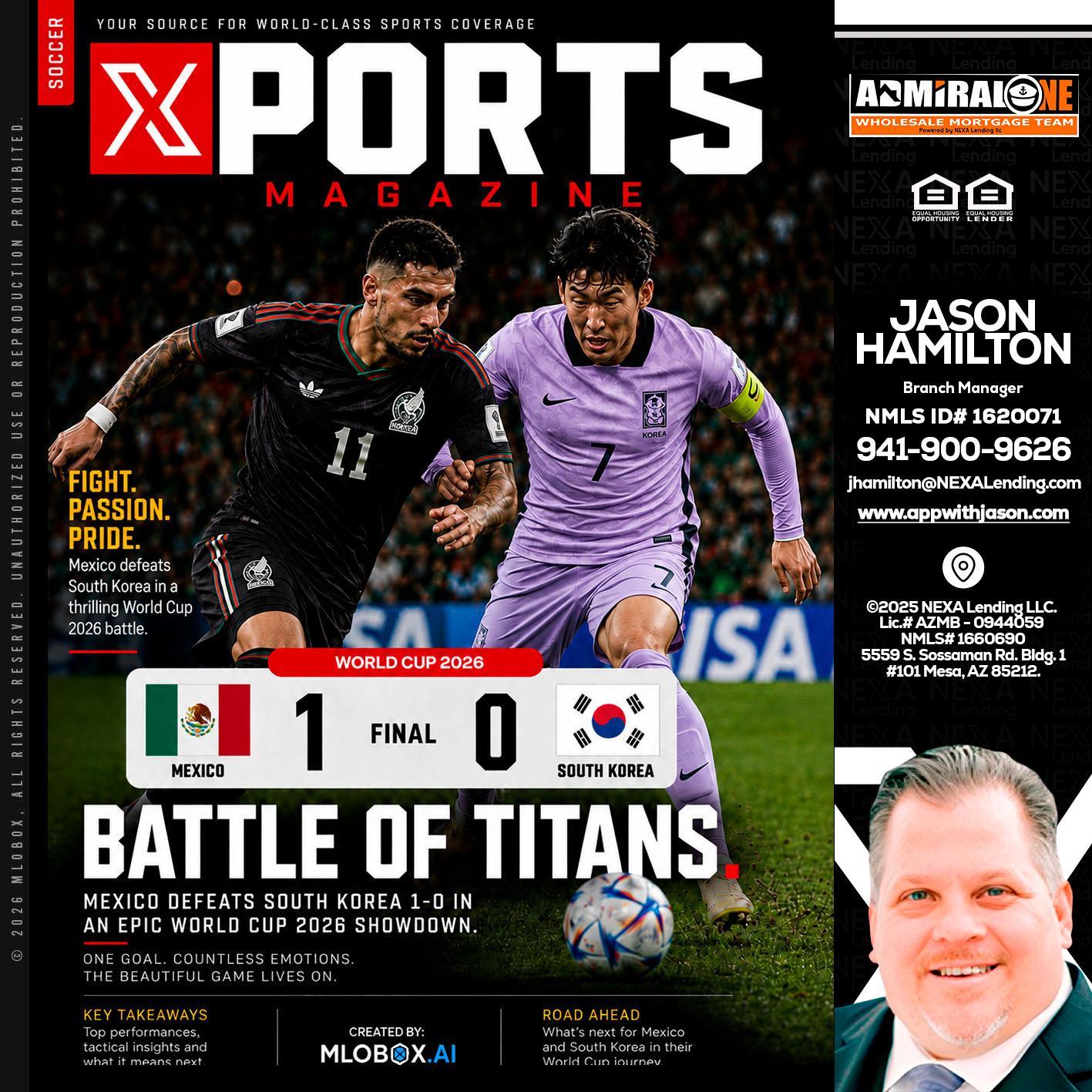 XPORTS MAGAZINE - Jason Hamilton -Branch Manager
