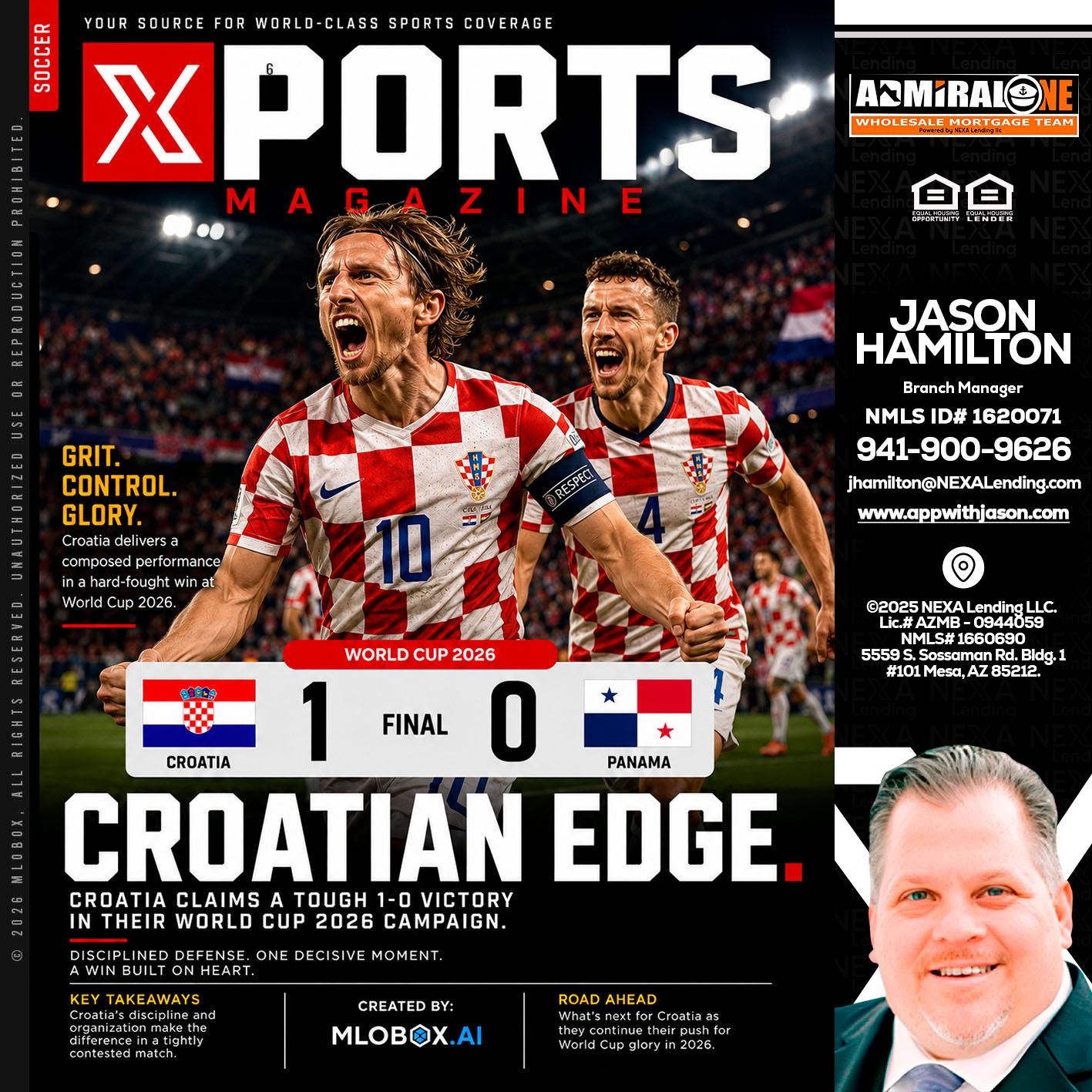 CROATIA 1-0 PANAMA - Jason Hamilton -Branch Manager