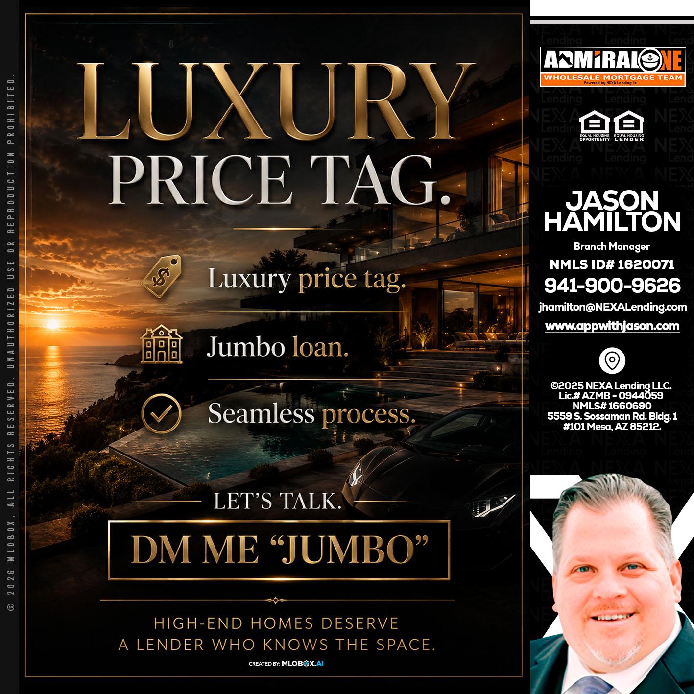 LUXURY PRICE - Jason Hamilton -Branch Manager