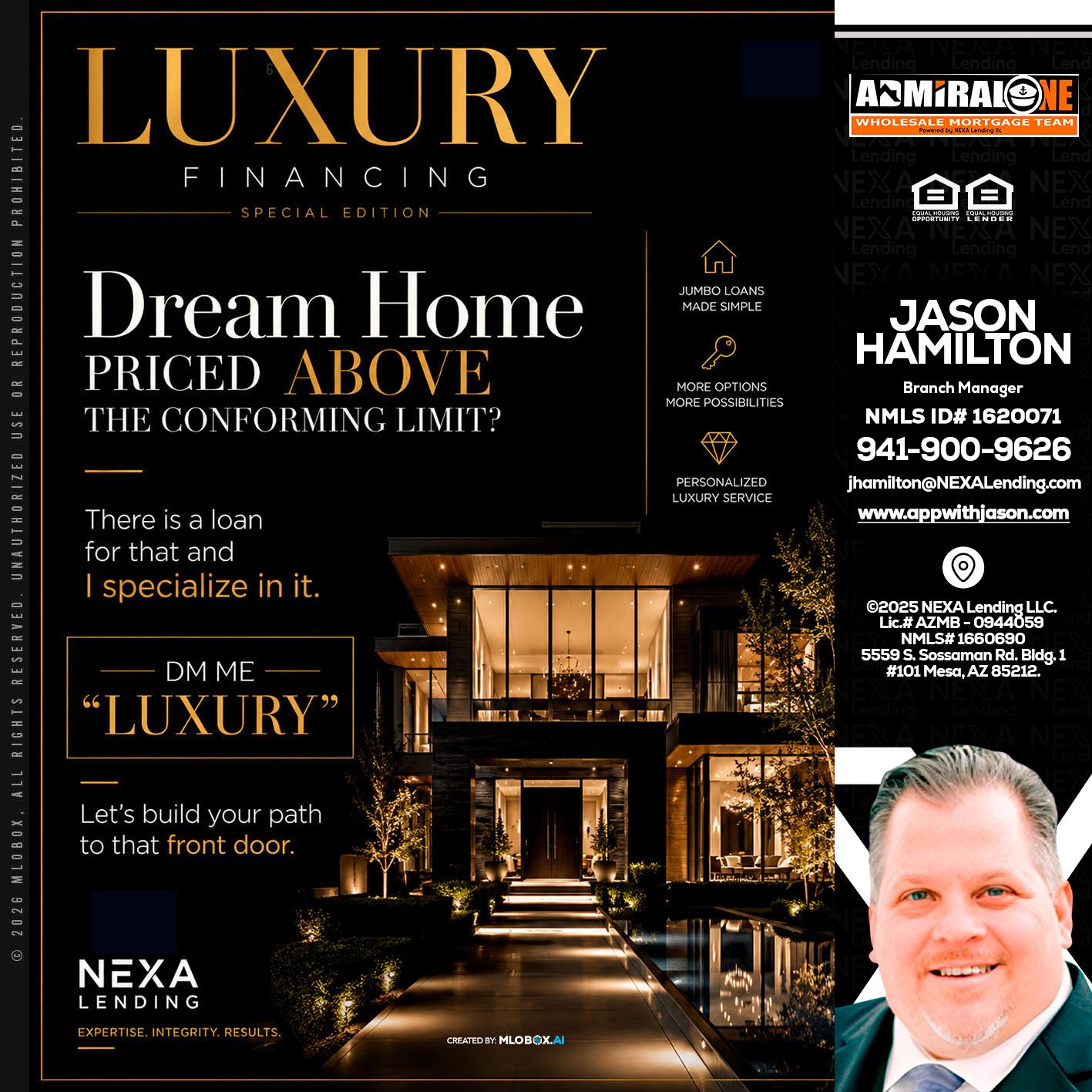LUXURY - Jason Hamilton -Branch Manager