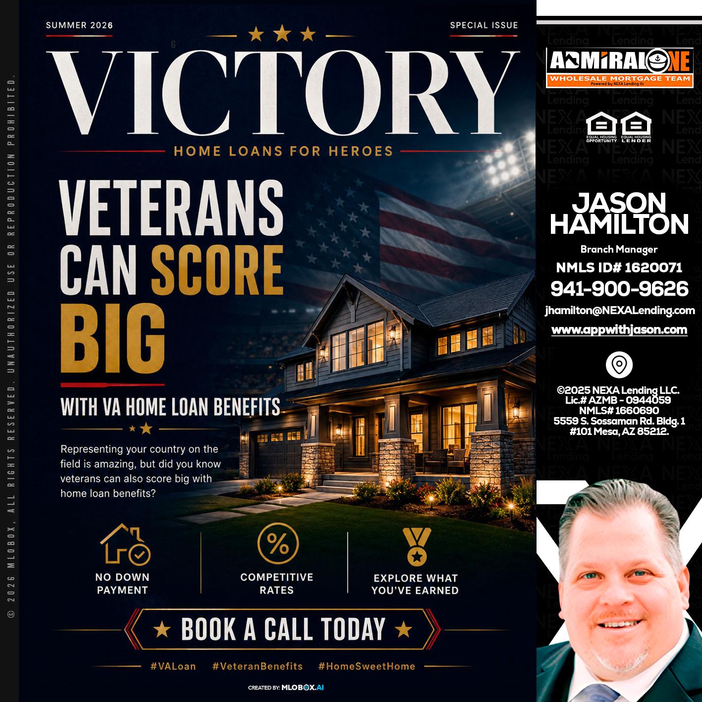 VICTORY - Jason Hamilton -Branch Manager