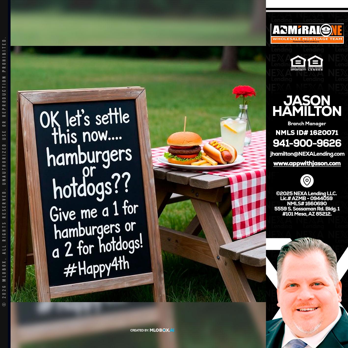 let settle this - Jason Hamilton -Branch Manager