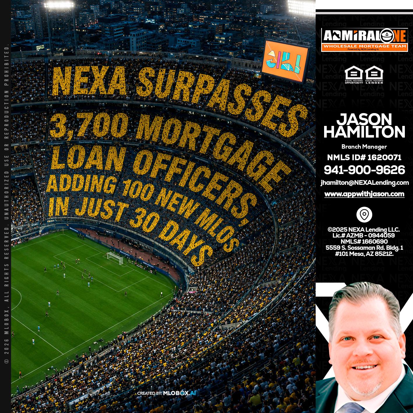 NEXA SURPASSES - Jason Hamilton -Branch Manager