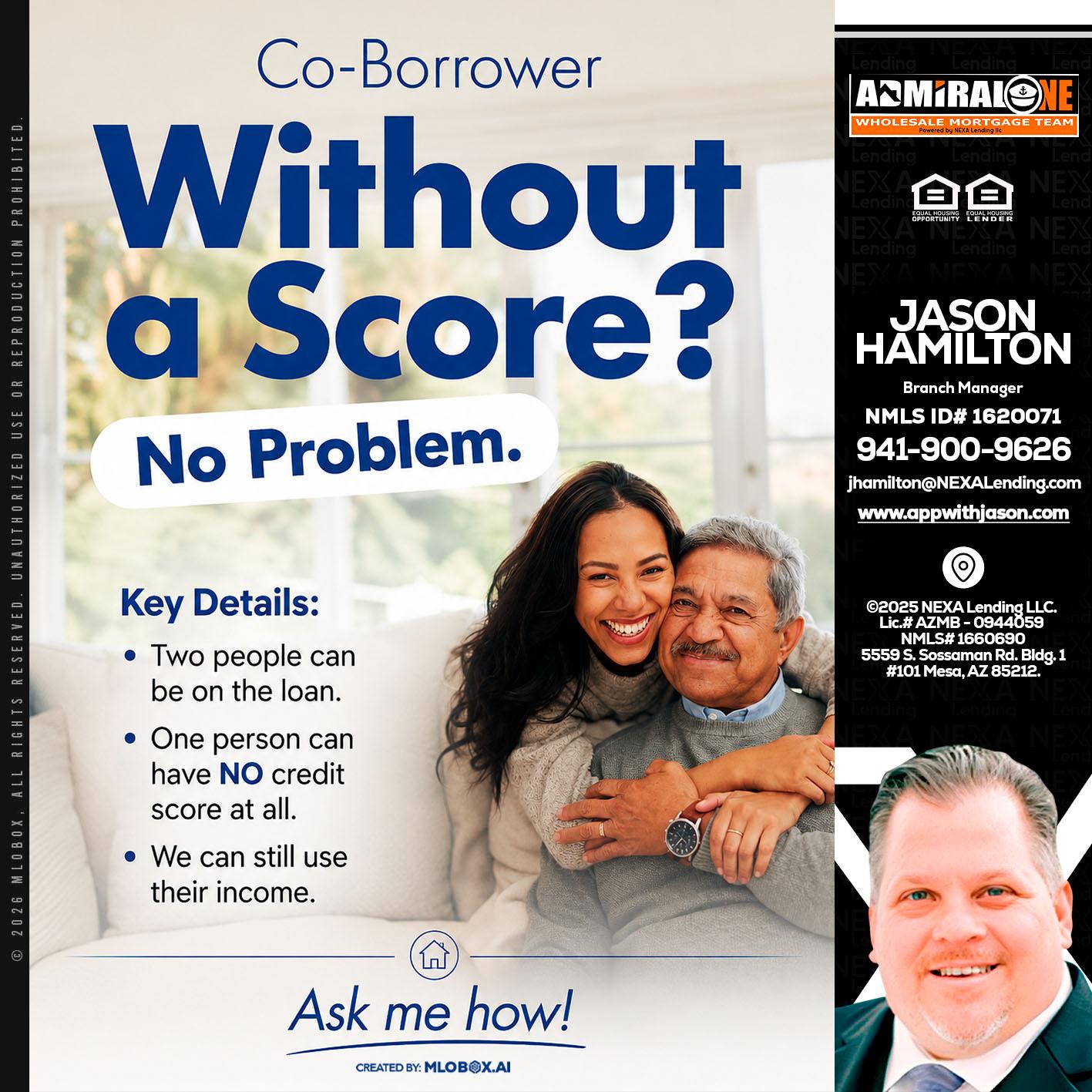 WITHOUT SCORE? - Jason Hamilton -Branch Manager