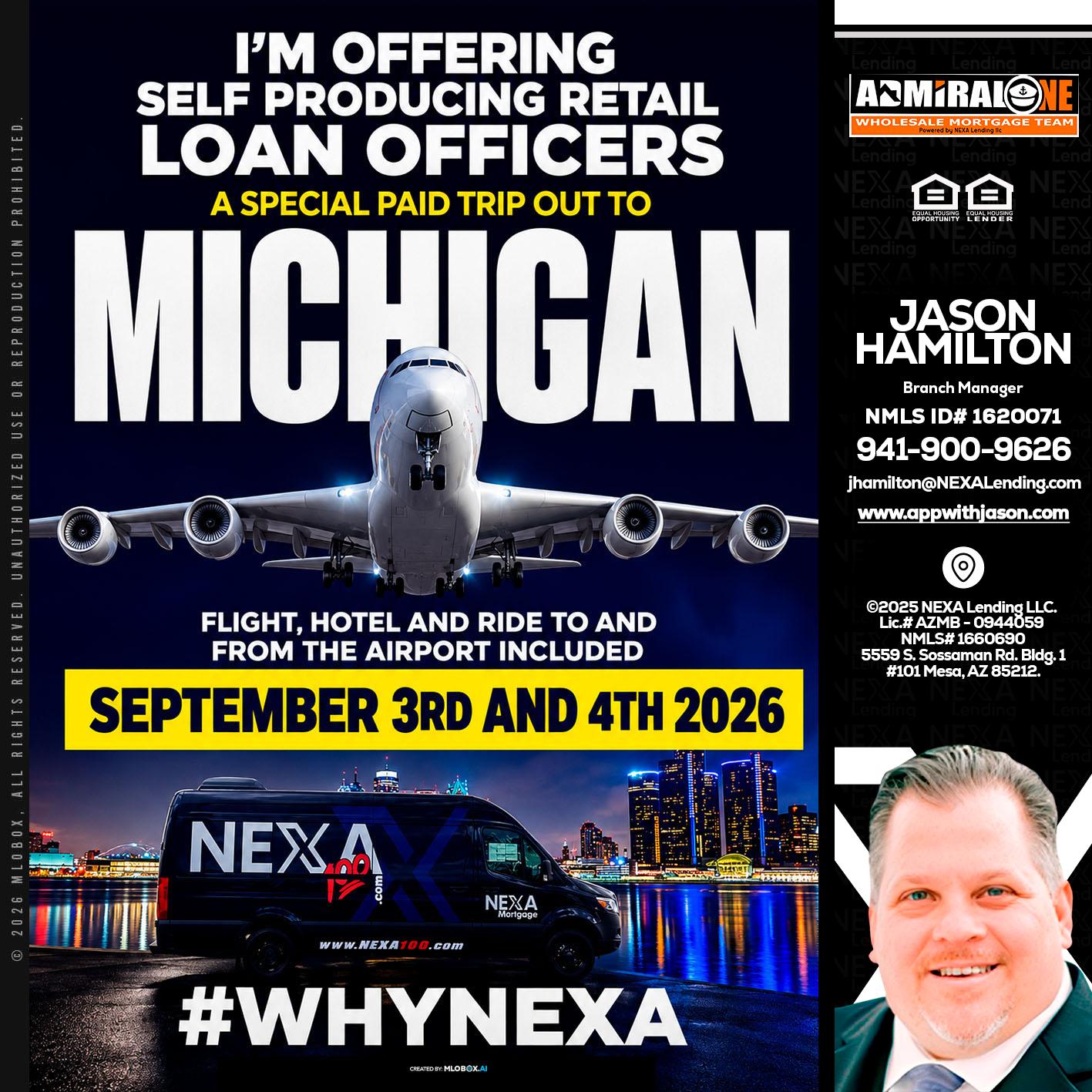 MICHIGAN - Jason Hamilton -Branch Manager