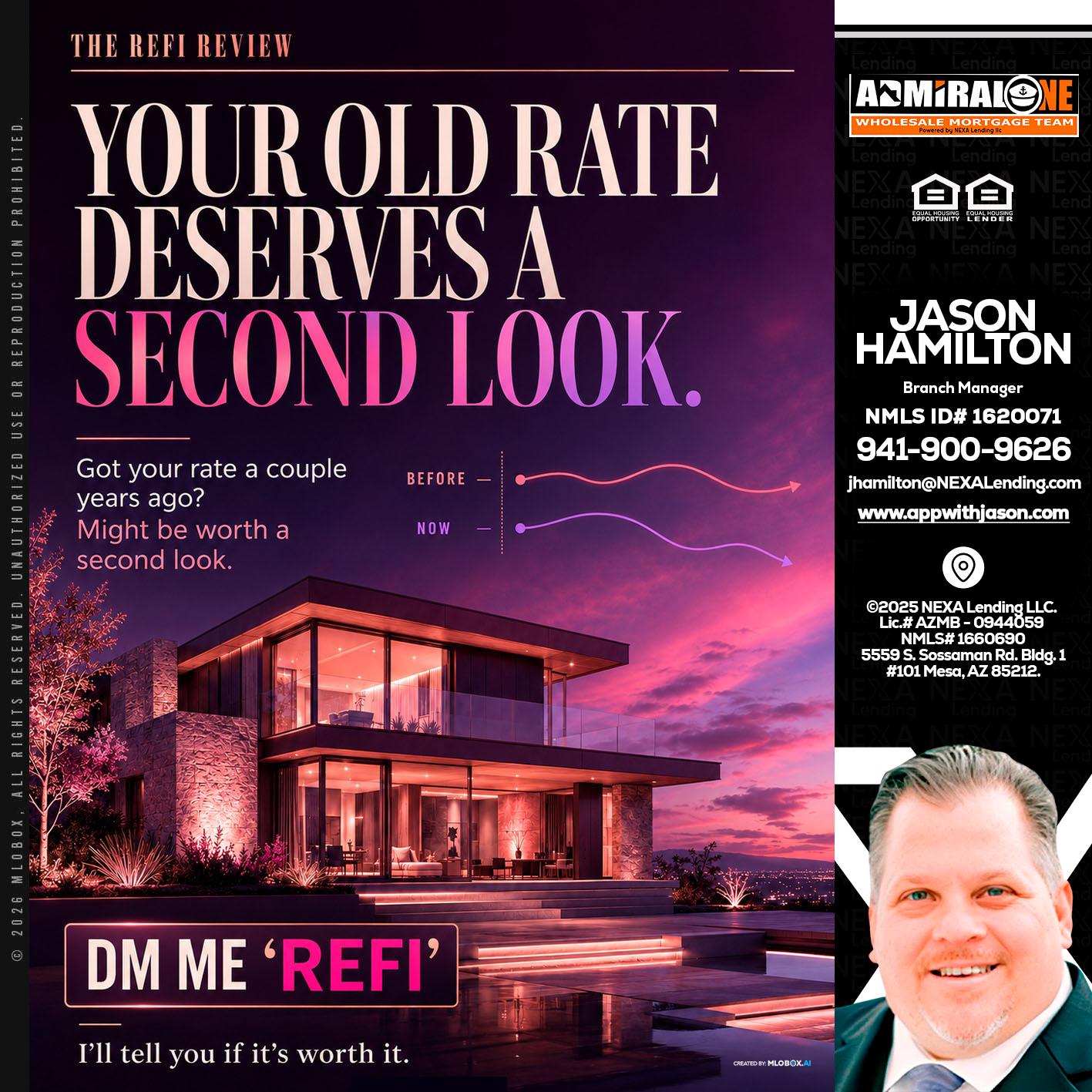 YOUR OLD - Jason Hamilton -Branch Manager