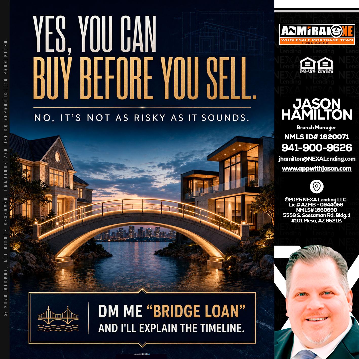 YES, YOU CAN - Jason Hamilton -Branch Manager