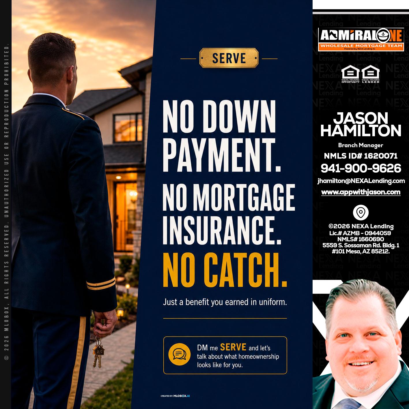 NO DOWN PAYMENT - Jason Hamilton -Branch Manager