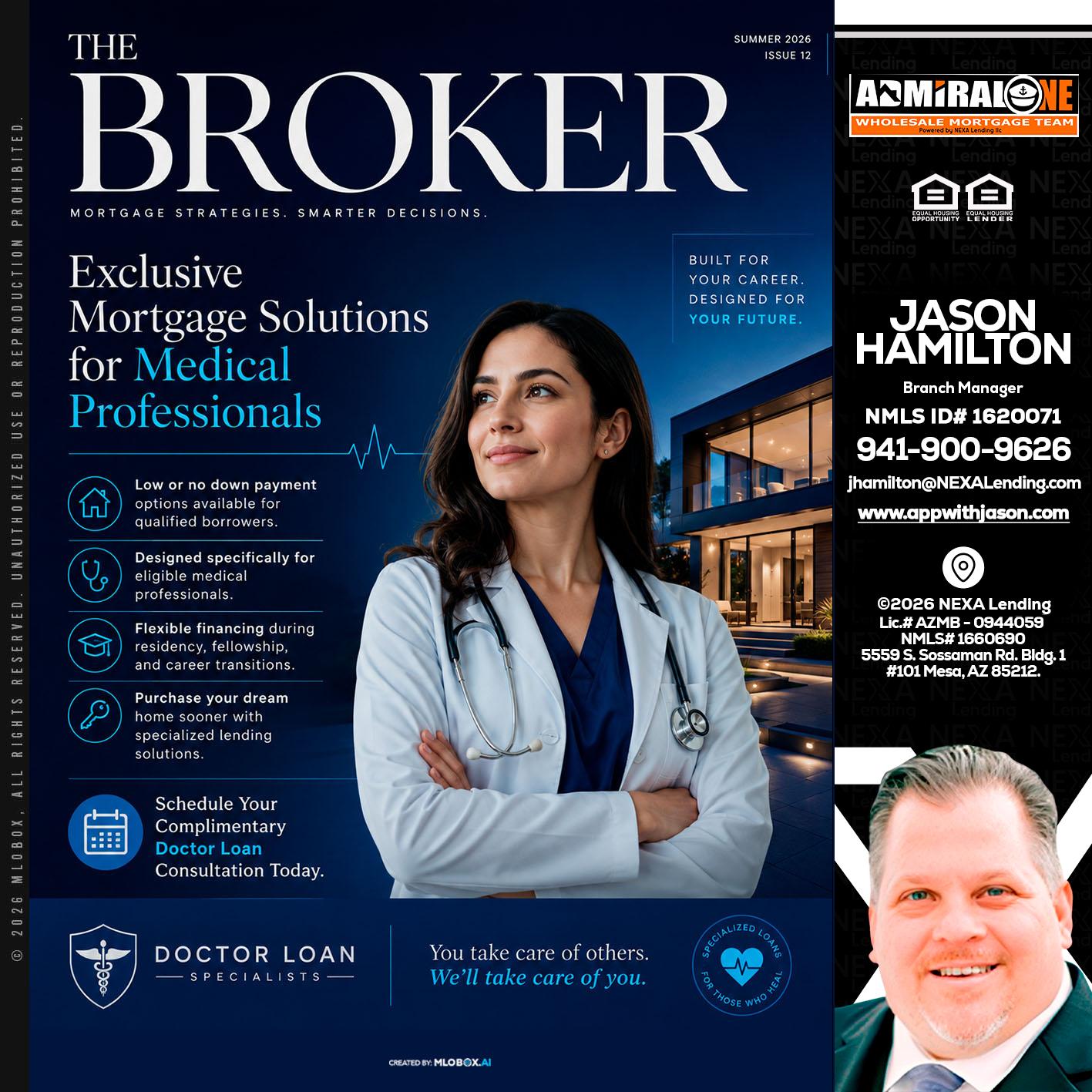 THE BROKER - Jason Hamilton -Branch Manager
