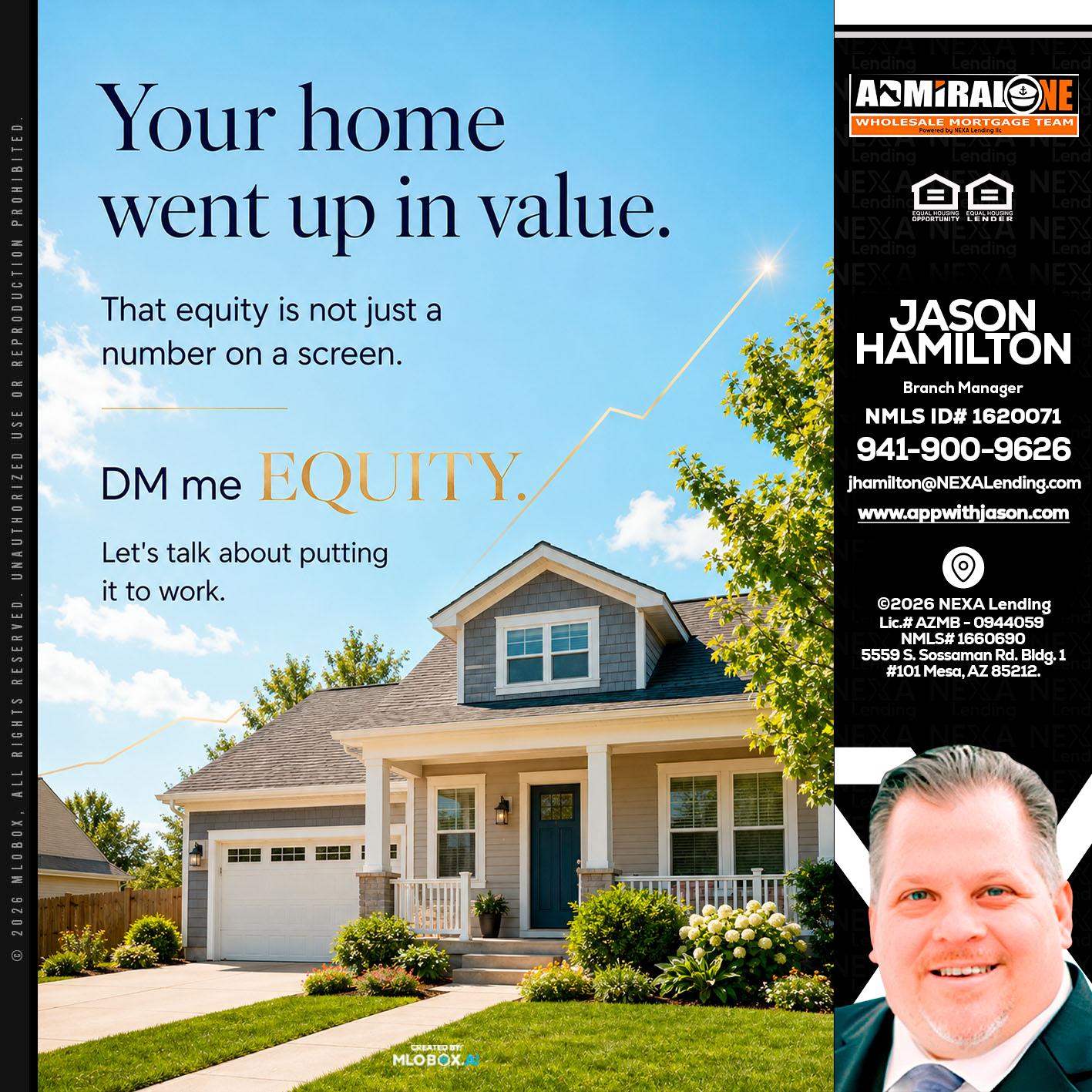 YOUR HOME - Jason Hamilton -Branch Manager
