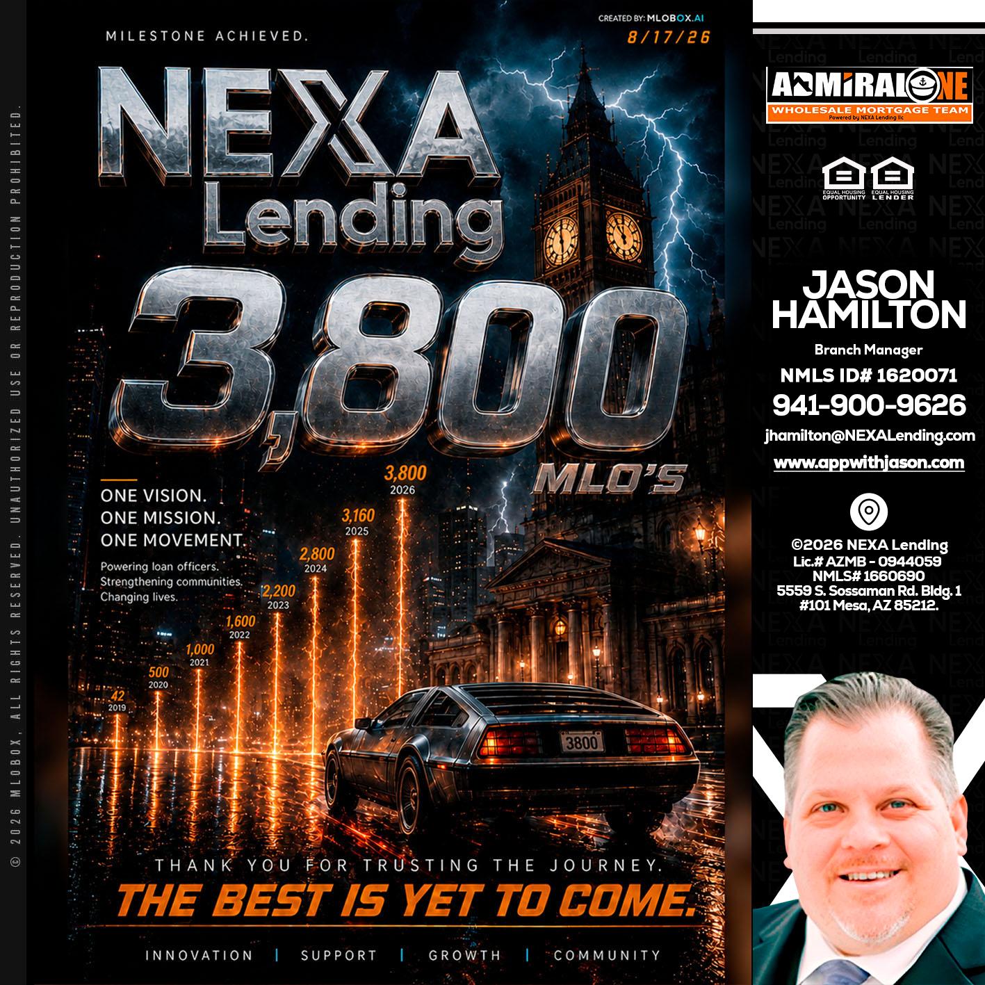 3800 future - Jason Hamilton -Branch Manager