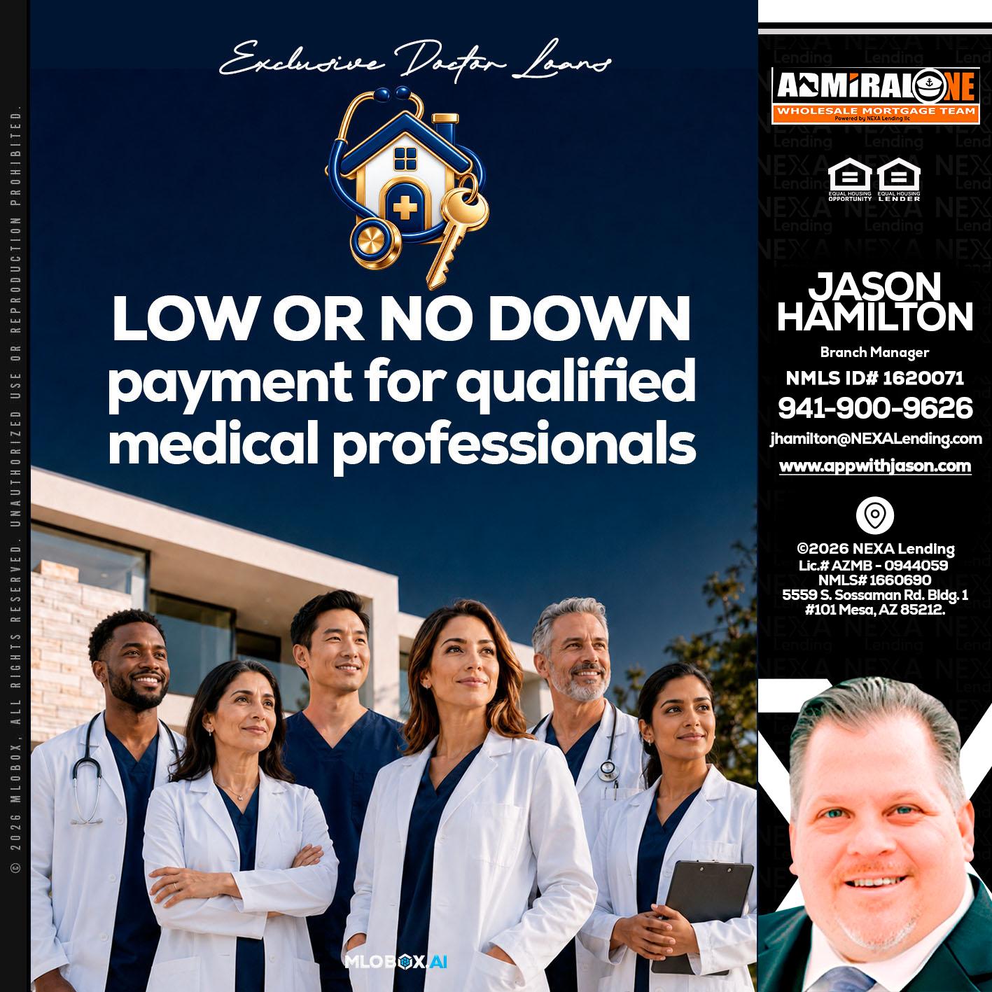 DOCTOR LOANS - Jason Hamilton -Branch Manager