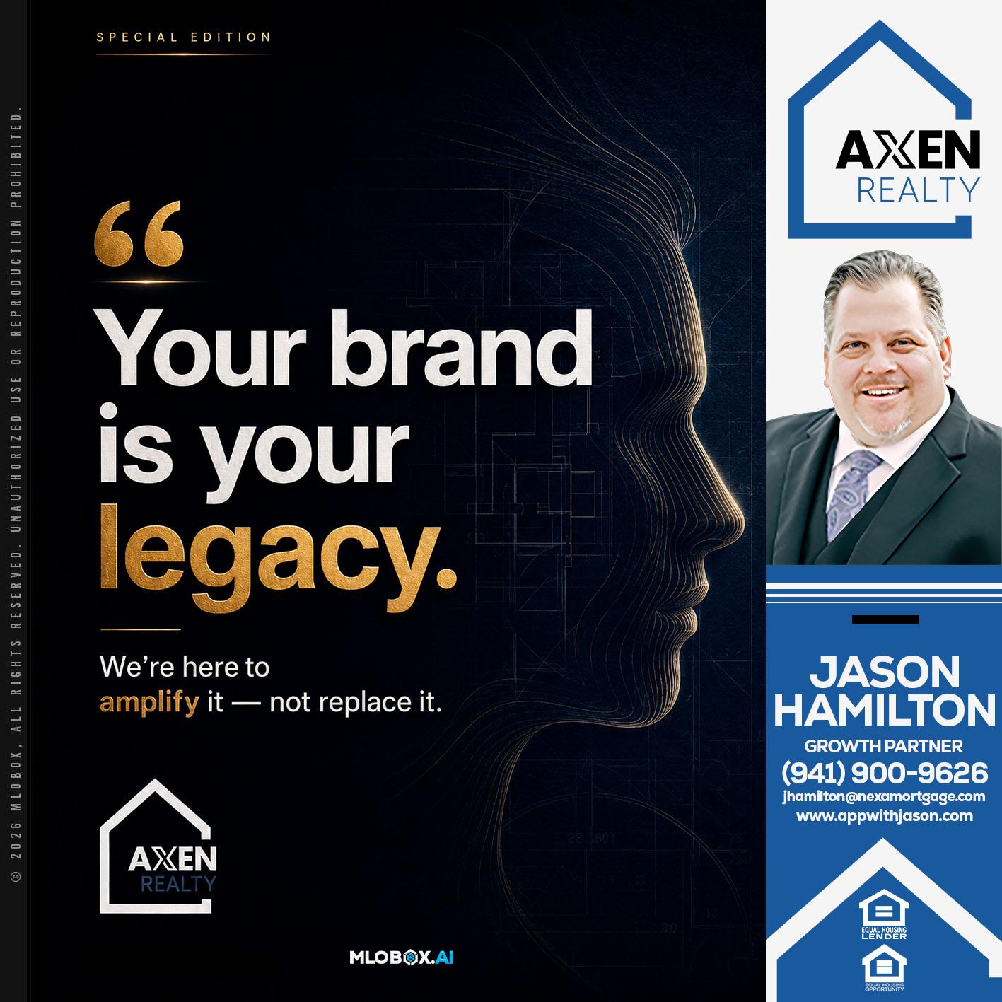 your brand - Jason Hamilton -Branch Manager