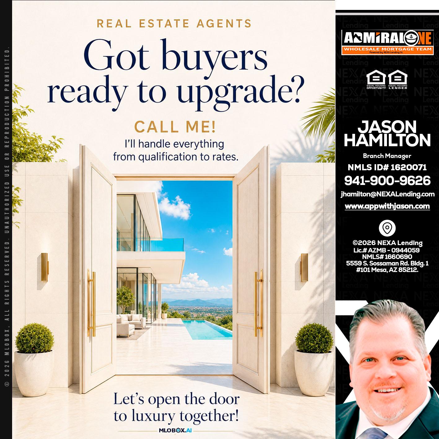 got buyers? - Jason Hamilton -Branch Manager