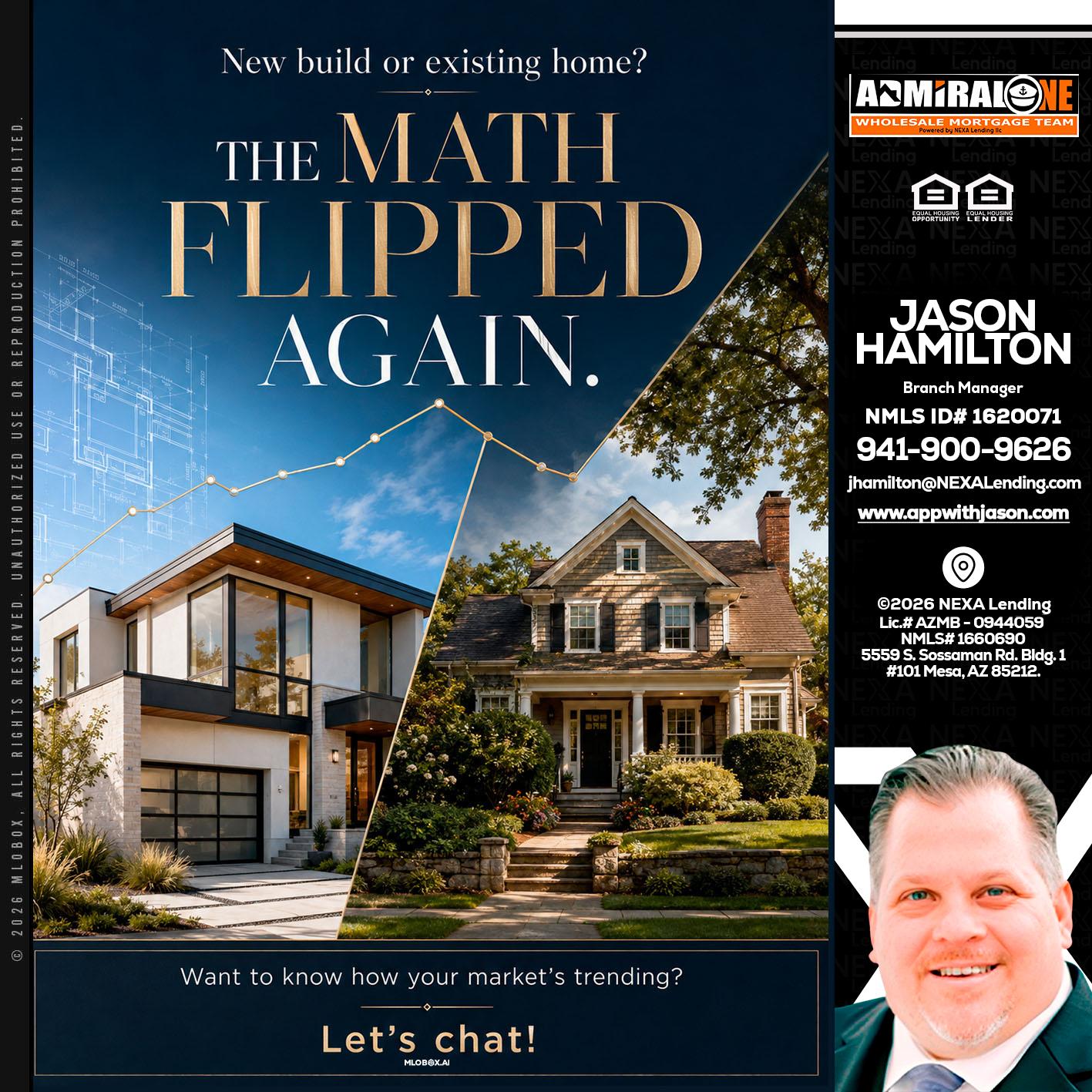 THE MATH FLIPED - Jason Hamilton -Branch Manager