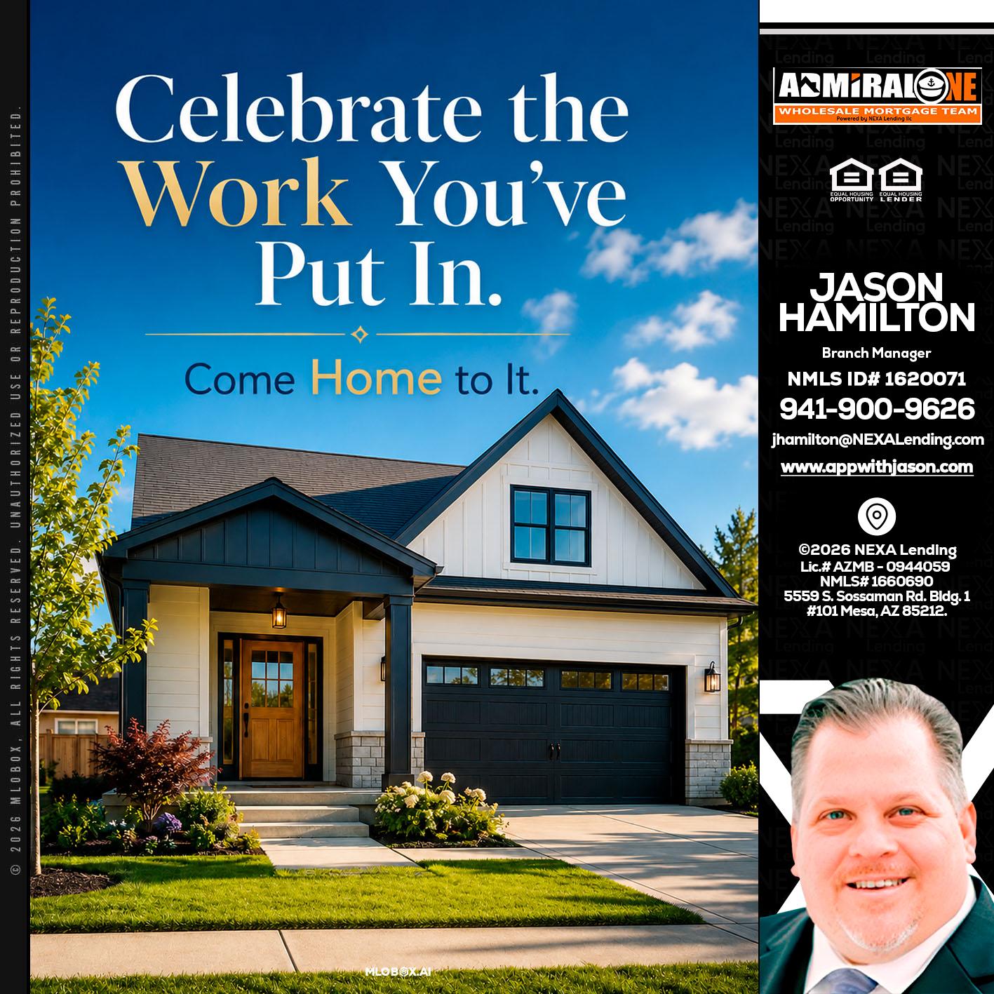 celebrate Labor Day - Jason Hamilton -Branch Manager