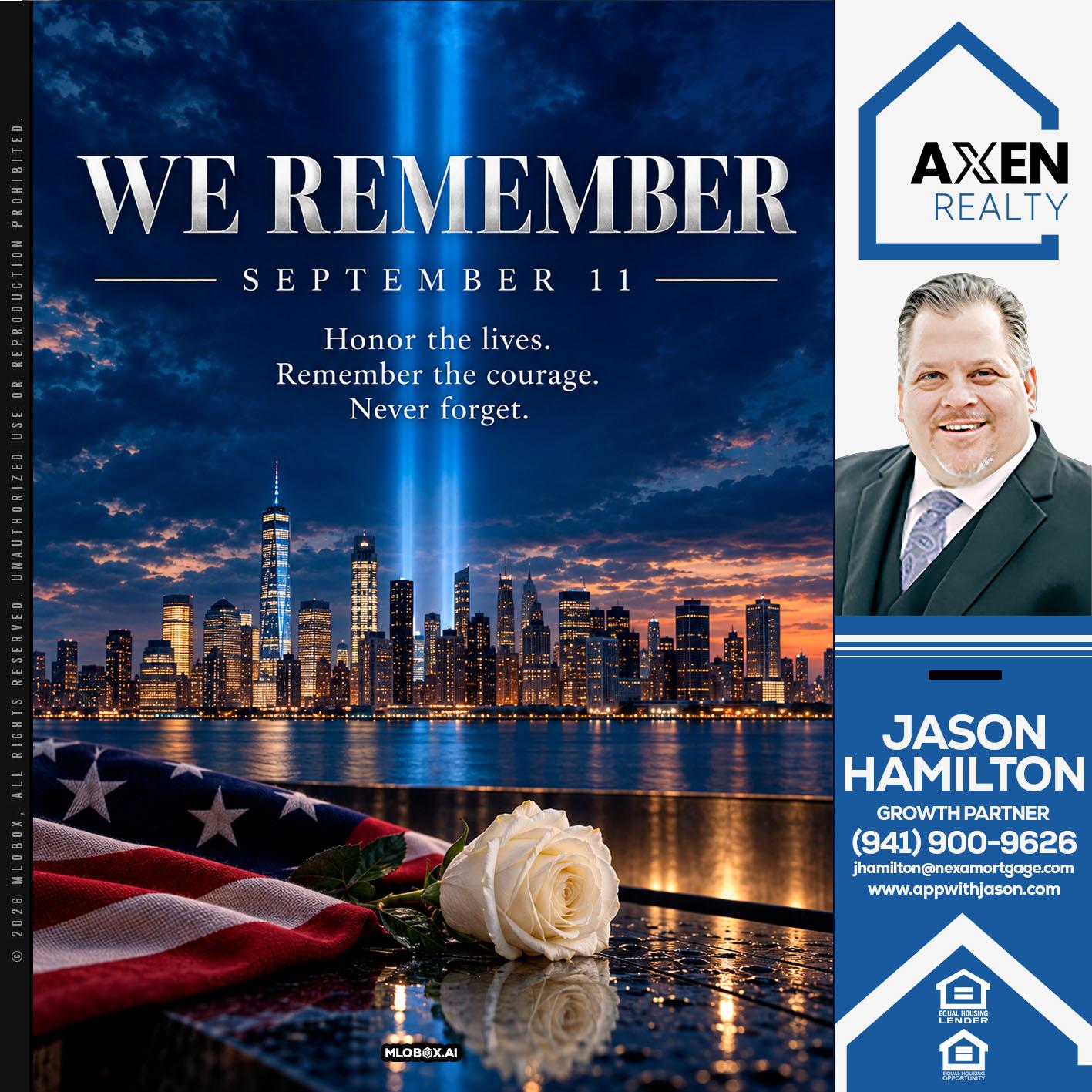 we remember - Jason Hamilton -Branch Manager