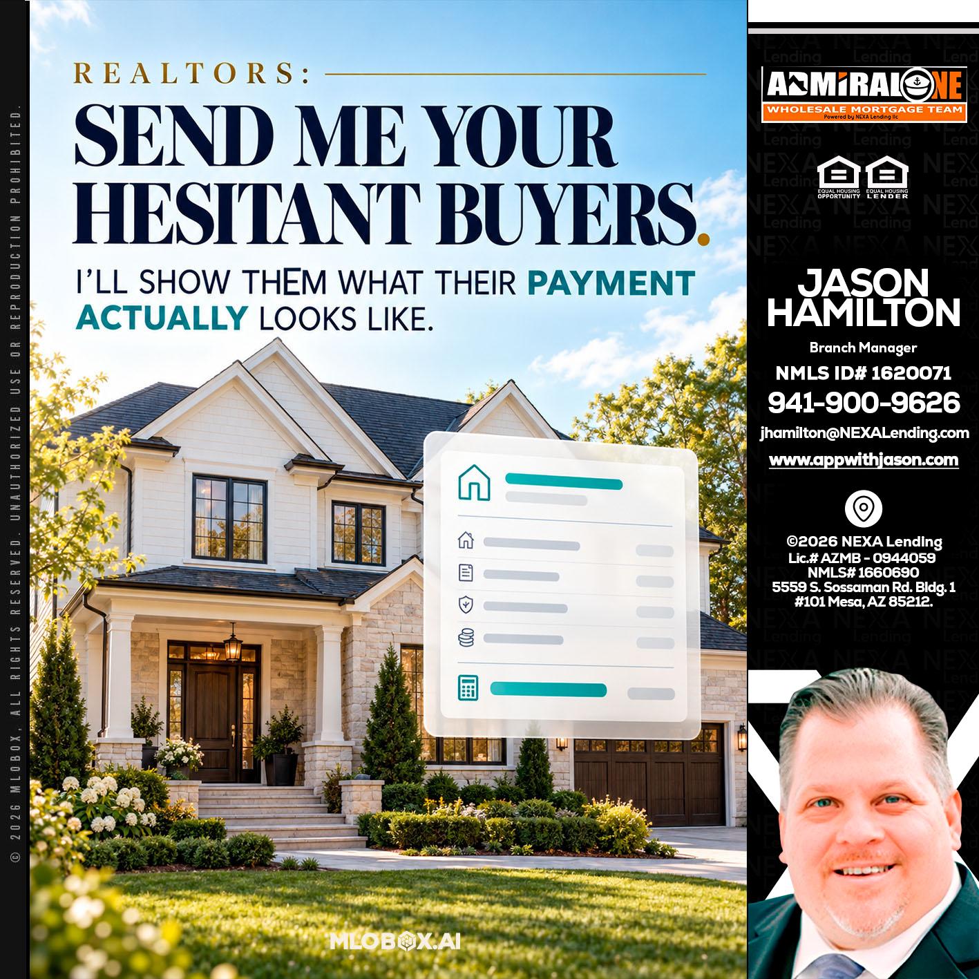SEND ME YOUR - Jason Hamilton -Branch Manager