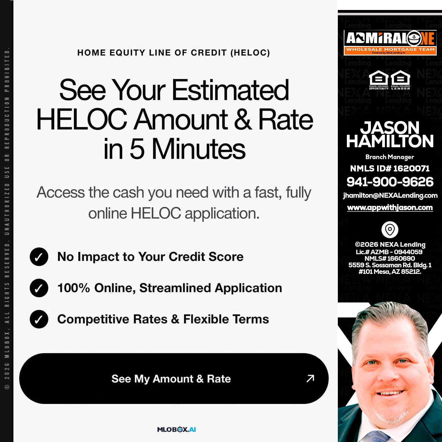 HELOC - Jason Hamilton -Branch Manager
