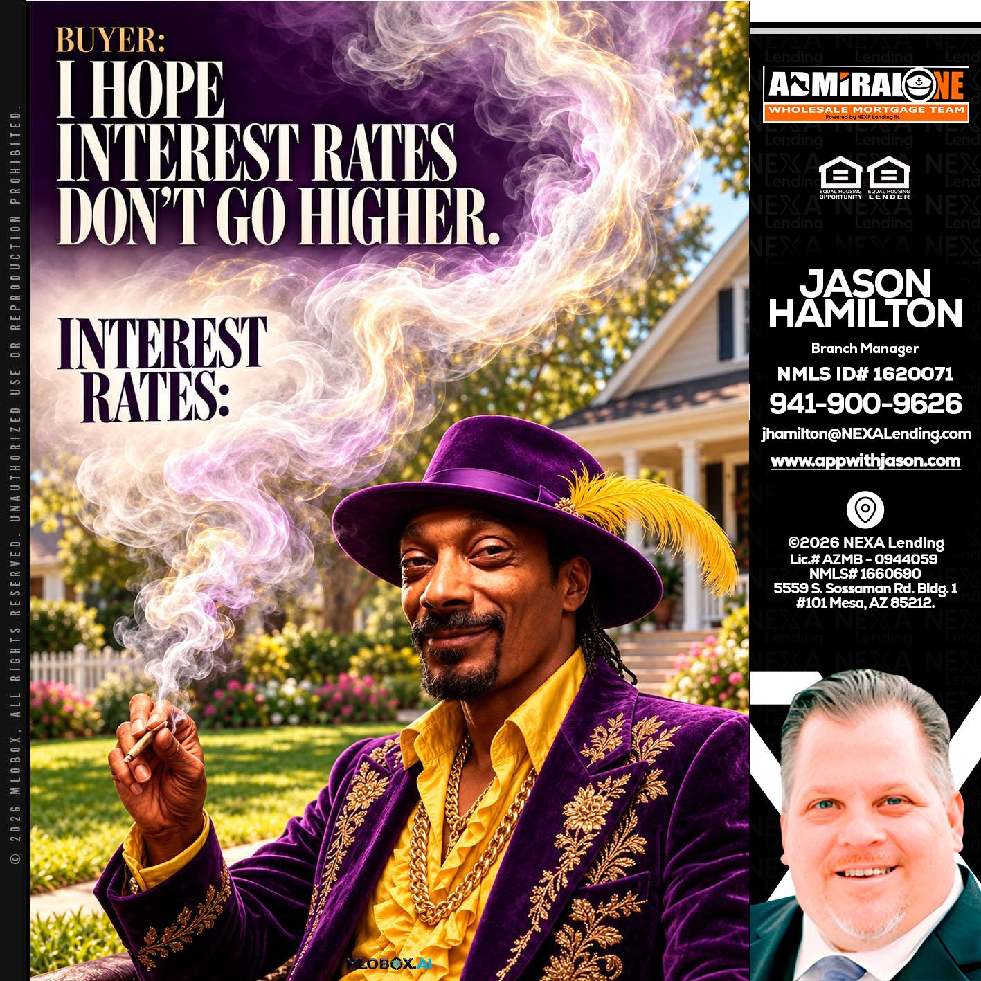 I HOPE RATES - Jason Hamilton -Branch Manager