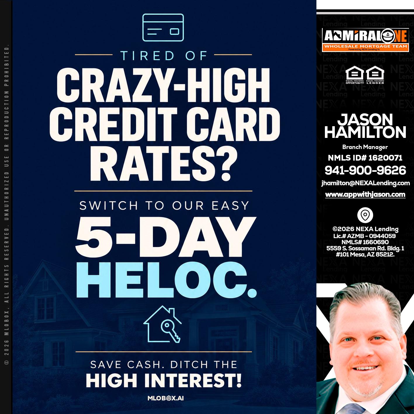 crazy high - Jason Hamilton -Branch Manager