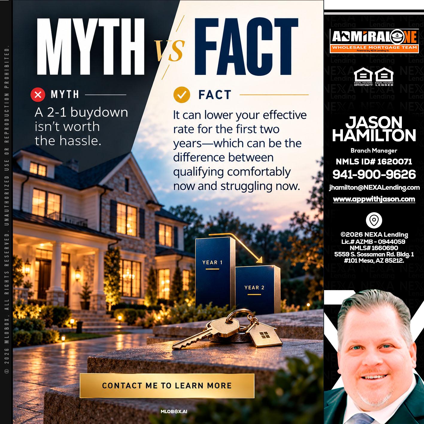 MYTH VS FACT - Jason Hamilton -Branch Manager