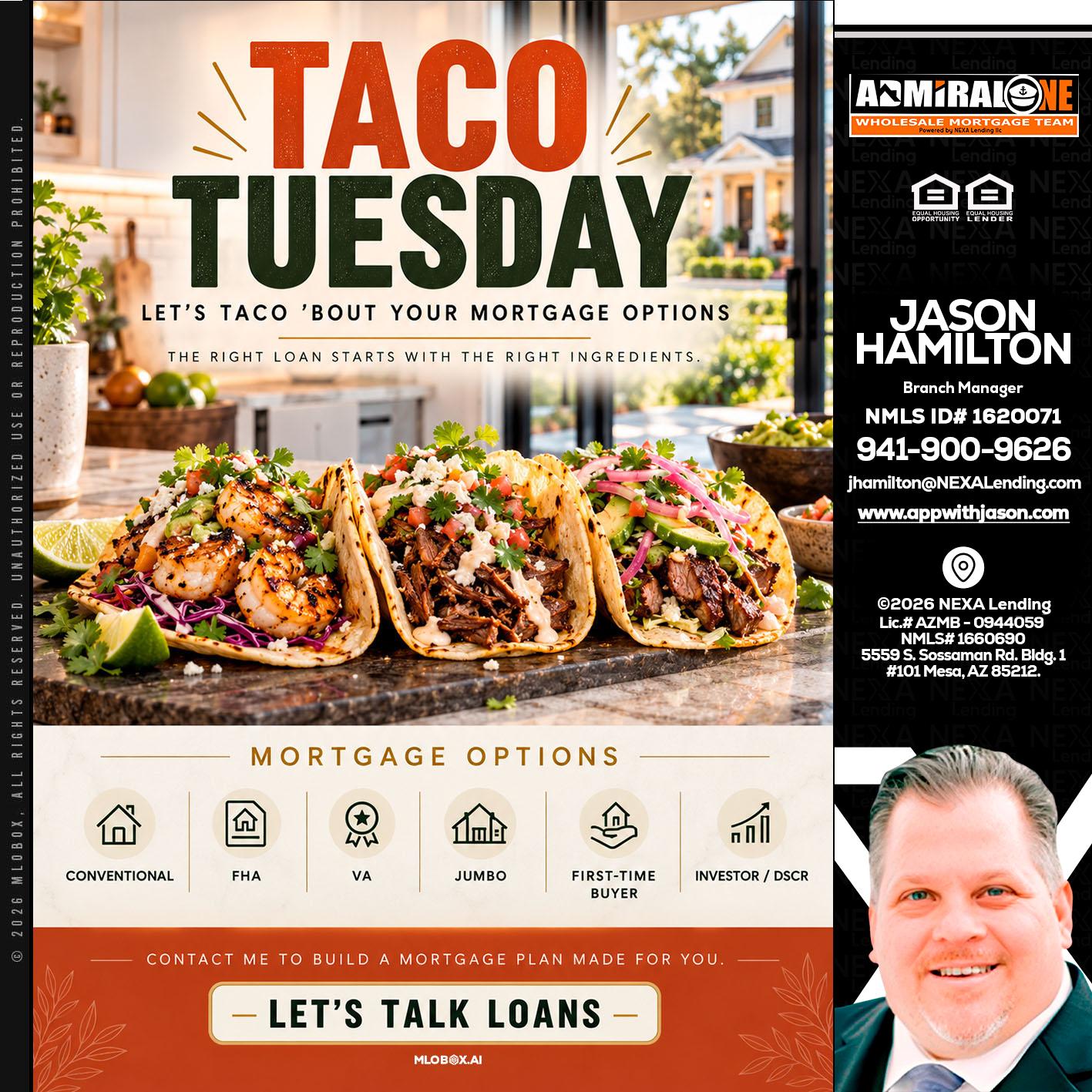 taco Tuesday - Jason Hamilton -Branch Manager