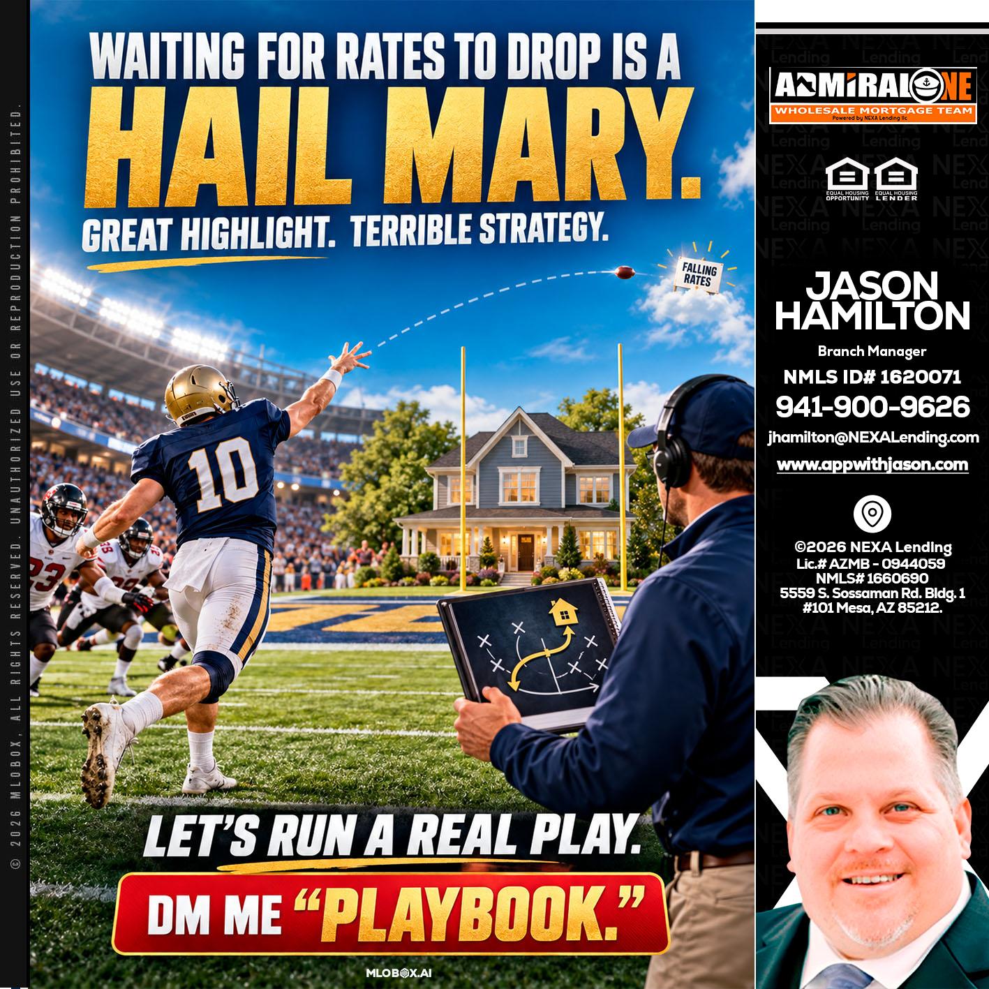 HAIL MARY - Jason Hamilton -Branch Manager