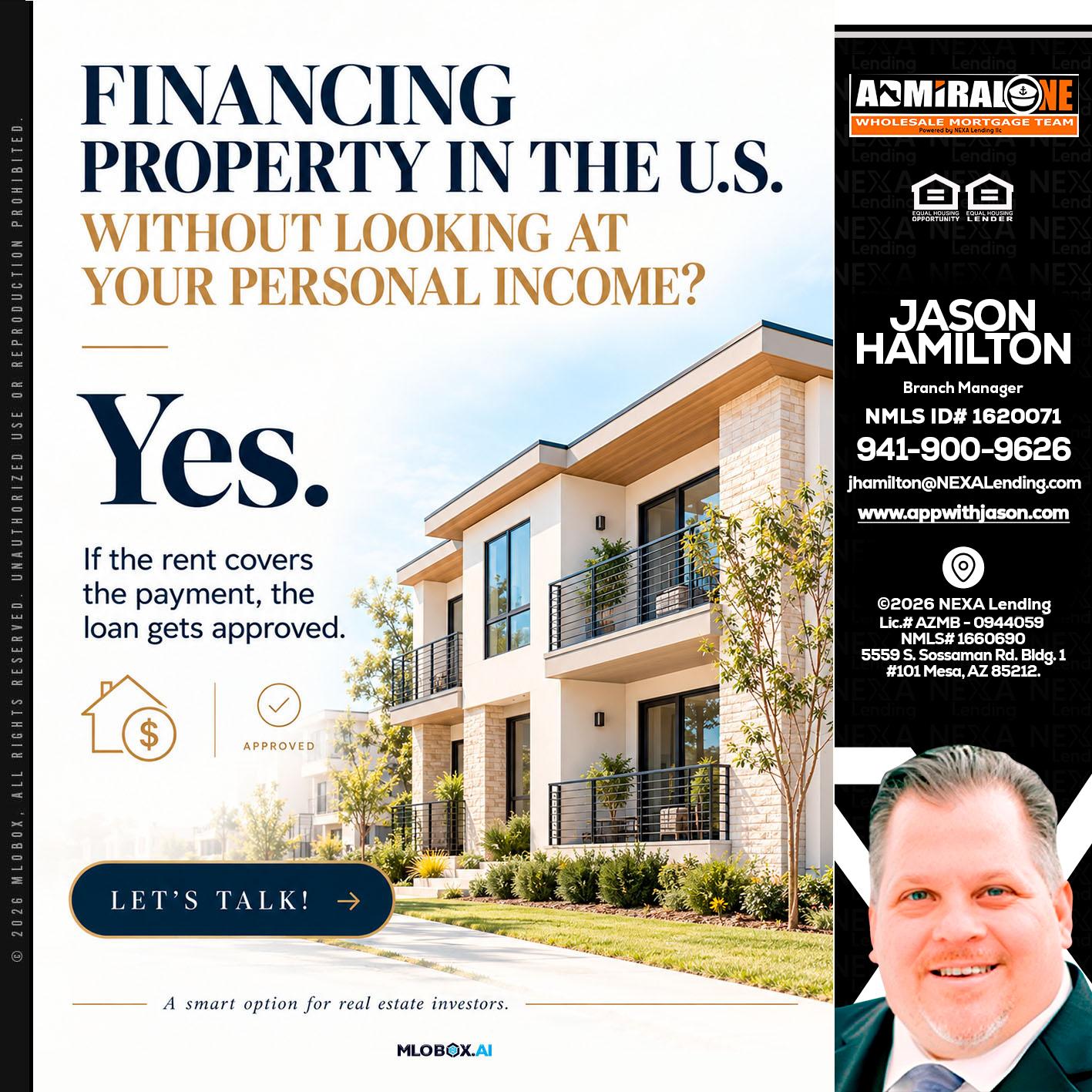 FINANCING - Jason Hamilton -Branch Manager