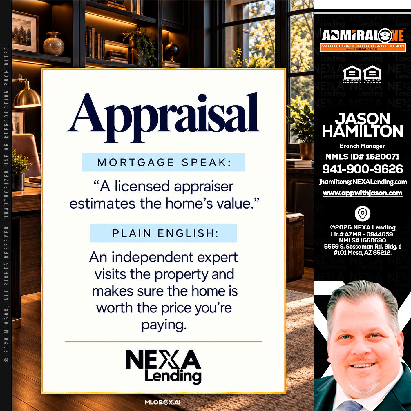 appraisal - Jason Hamilton -Branch Manager