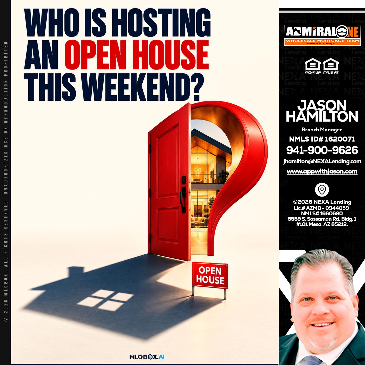 who is hosting - Jason Hamilton -Branch Manager